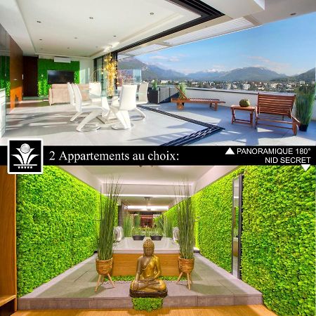 Panoramique 180 Lac Et Montagne Et Nid Secret Spa Romantique Annecy Kültér fotó